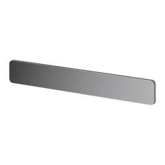 Uchwyt płaski GoodHome Atomia 15,5 cm szary 2 szt.