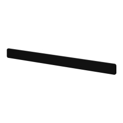 Uchwyt płaski GoodHome Atomia 29,3 cm czarny 2 szt.