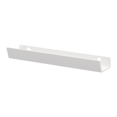 Uchwyt brzegowy GoodHome Atomia 15,5 cm biały 2 szt.
