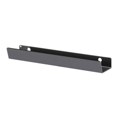 Uchwyt brzegowy GoodHome Atomia 15,5 cm szary 2 szt.