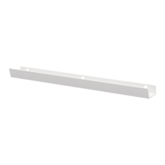 Uchwyt brzegowy GoodHome Atomia 29,3 cm biały 2 szt.