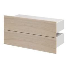 Szuflada zewnętrzna GoodHome Atomia 71,4 x 30 x 18,45 cm dąb 2 szt.