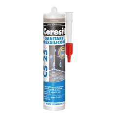 Silikon sanitarny Ceresit CS 25 cement gray 280 ml