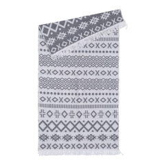 Dywan Pled 60 x 120 cm Aztecki szary