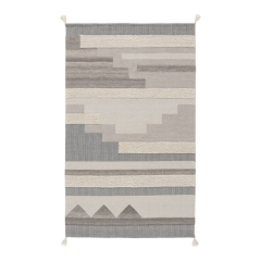 Dywan GoodHome Bi Fabric 80 x 150 cm niebieski / szary