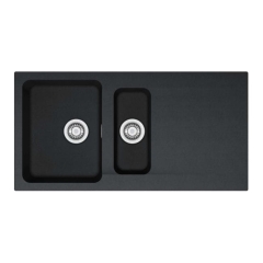 Zlewozmywak Franke Orion OID 651 1,5-komorowy z ociekaczem onyx