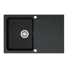 Zlewozmywak Franke Orion OID 611-78 1-komorowy z ociekaczem onyx