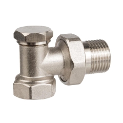 Zawór grzejnik kątowy 1/2"odpływowy