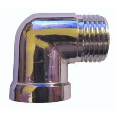 Kolano nyplowe 1/2" chrom