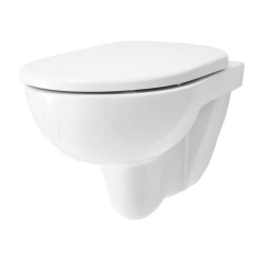 Miska WC wisząca Koło Nova Pro bezkołnierzowa z deską wolnoopadającą z duroplastu