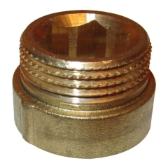 Przedłużka mosiądz gwint wewnętrzny / zewnętrzny 3/4" 10 mm