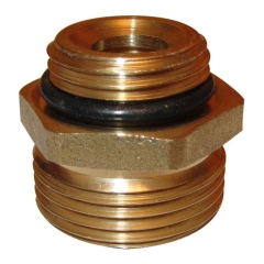 Nypel redukcyjny mosiądz 1/2" x 3/4" oring