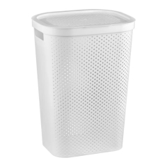 Kosz na bieliznę Curver Infinity 60 l biały