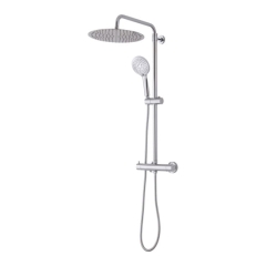 Kolumna prysznicowa GoodHome Weddell śr. 30 cm 3-funkcyjna z baterią termostatyczną