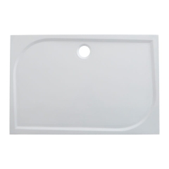 Brodzik konglomeratowy prostokątny GoodHome Limski 120 x 90 cm