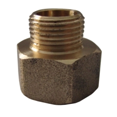 Przedłużka redukcyjna 1/2" x 3/8" mosiężna