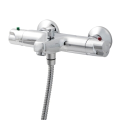 Bateria wannowa GoodHome Mulga z termostatem chrom