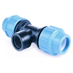 Trójnik PE Pipelife z gwintem wewnętrznym 25 mm x 3/4" x 25 mm