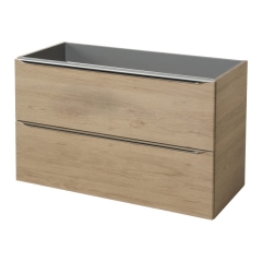 Szafka pod umywalkę GoodHome Imandra wisząca 100 cm drewno