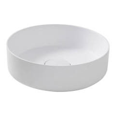 Umywalka nablatowa konglomeratowa GoodHome Apanas 38 x 38 cm biała