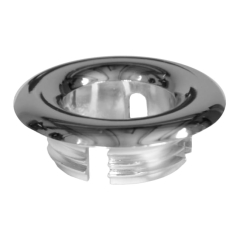 Rozeta umywalkowa Jano 19 mm srebrna