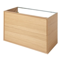 Szafka z szufladami pod umywalkę GoodHome Avela 100 cm drewno