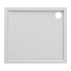 Brodzik akrylowy Schedpol Atla 70 x 90 x 4,5 cm biały