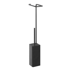 Stojak na papier GoodHome Elland czarny