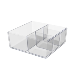 Organizer GoodHome Koros transparentny 5 szt.