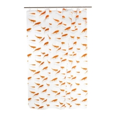 Zasłonka prysznicowa GoodHome Nosara 180 x 200 cm złote rybki