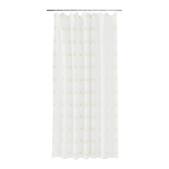 Zasłonka prysznicowa GoodHome Mazu 180 x 200 cm złoty wzór