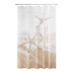 Zasłonka prysznicowa GoodHome Balka 180 x 200 cm rozgwiazdy
