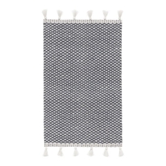 Dywanik łazienkowy GoodHome Nammu 50 x 80 cm ecru/antracyt