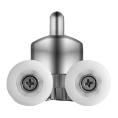Rolki do kabin dolne podwójne 23mm szare 2sz