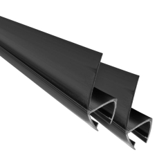 Uszczelka piórkowa Armazi do szyby 7-8 mm 90 czarna2 szt.
