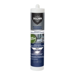 Silikon sanitarny neutralny Volden 280 ml biały