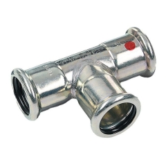 Trójnik stalowy Sanha 22 mm