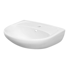Umywalka ceramiczna Urmia 56,5 x 45,5 cm biała