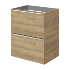 Szafka pod umywalkę GoodHome Imandra Slim wisząca 50 cm dąb