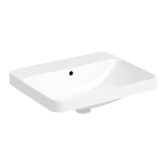 Umywalka wpuszczana Koło Variform 55 cm prostokątna biała