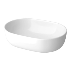 Umywalka nablatowa ceramiczna Cersanit Moduo 50 cm owalna biała