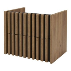 Szafka pod umywalkę Deftrans Line wisząca 60 cm dąb złoty