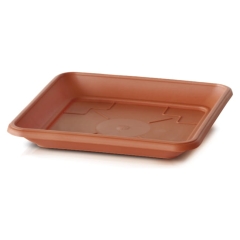 Podstawka kwadratowa Prosperplast Terra terakota 22 cm