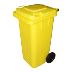 Pojemnik do segregacji odpadów 120 l żółty