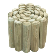 Rollborder strugany 180 x 15 cm fi 23 x 46 mm zielony
