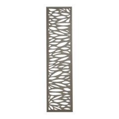 Moduł dekoracyjny Blooma Neva aluminiowy 44 x 179 cm taupe