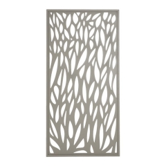 Moduł dekoracyjny Blooma Neva aluminiowy 88 x 179 cm taupe
