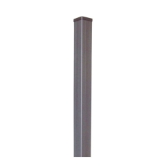 Słupek GoodHome Neva aluminium 95 x 7 x 7 cm taupe