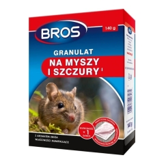 Granulat na myszy i szczury Bros 140 g