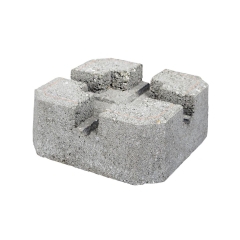 Stopa tarasowa Joniec 20 x 20 x 10 cm szara